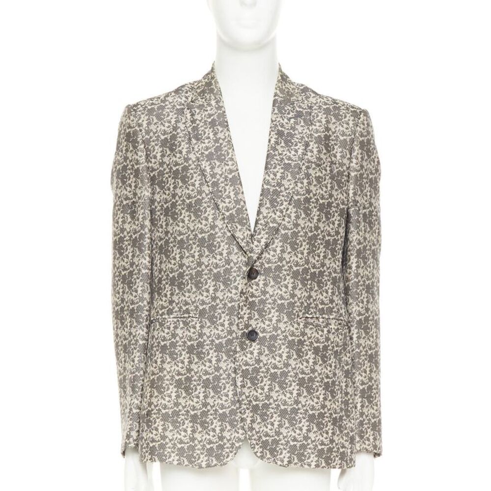 John Galliano Floral Jacquard Blazer
